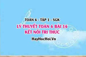 Lý Thuyết Toán 6 Bài 16: Phép Nhân Số Nguyên (Kết Nối Tri Thức)